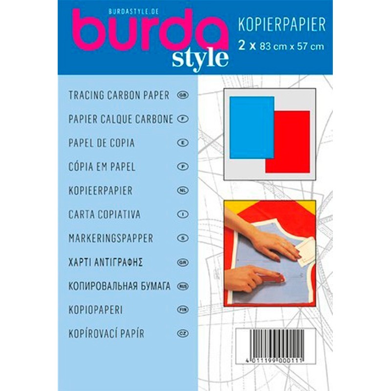Papel de copia Amarillo/Blanco 83x57 cm Burda Style Papel de copia Amarillo/Blanco 83x57 cm Burda Style