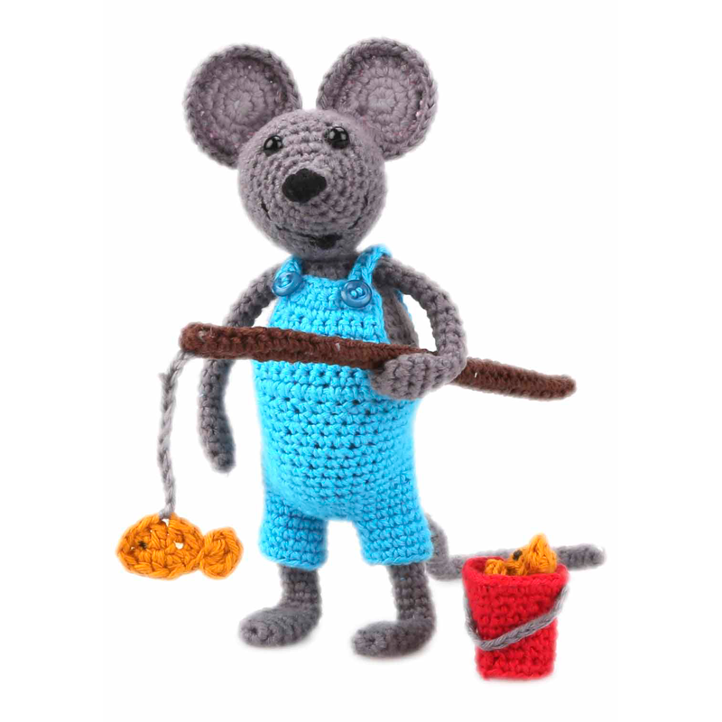 Kit Amigurumi Ratón Arno Kit Amigurumi Ratón Arno