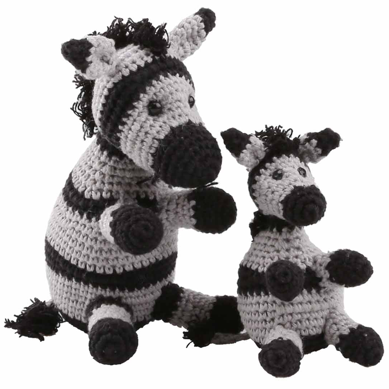 Kit Amigurumi Cebras Paula y Peter Kit Amigurumi Cebras Paula y Peter