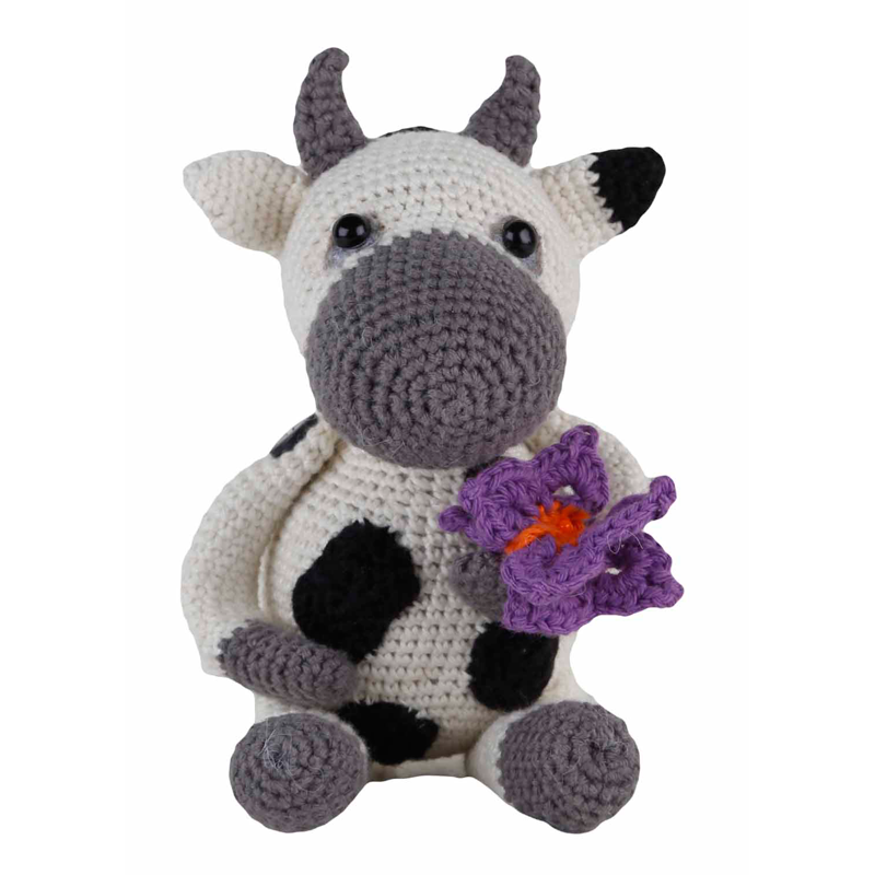 amigurumi kit cow dorte las tijeras mágicas