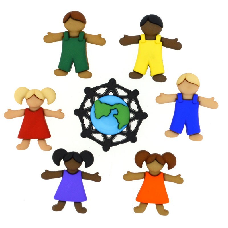 Botones Niños de Todo el Mundo Botones Niños de Todo el Mundo