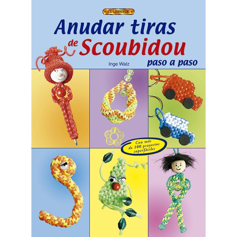 Anudar tiras de Scoubidou Anudar tiras de Scoubidou
