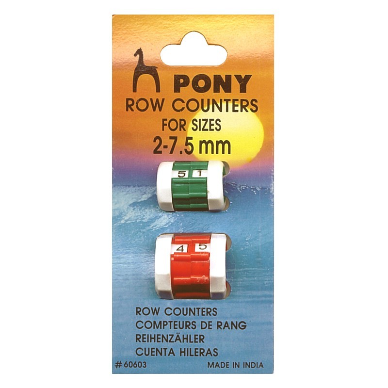 Pony Row Counters 2 mm - 7.5 mm