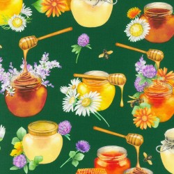 Tela de Algodón - Honey...