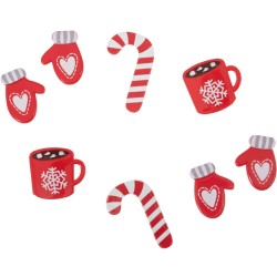 Botones de Navidad -...