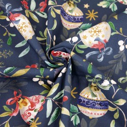 Tela Poplin Katia - Xmas Bells
