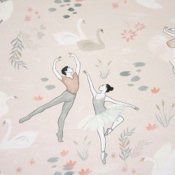 Katia Poplin Fabric - Swan...