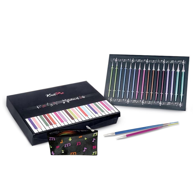 Set de Agujas Circulares Intercambiables Melodies of Life KnitPro Set de Agujas Circulares Intercambiables Melodies of Life KnitPro