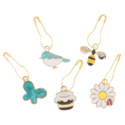 Pack of 5 Stitch Markers -...