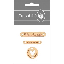 Pack of 3 Wooden Labels -...