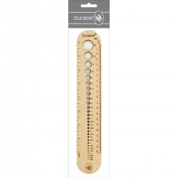 Knitting Needle Gauge -...