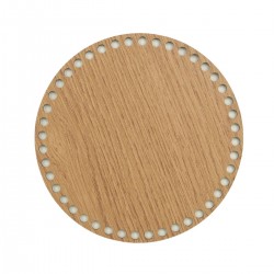 Base Circular de Madera de...