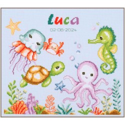 Kit Punto Cruz - Sampler de...