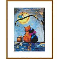 Kit de Bordado - Moonlit...