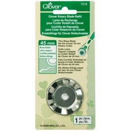 Cuchilla ondulada 45 mm para Cutter Rotatorio Clover