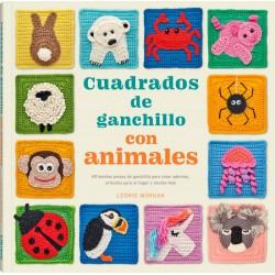 Cuadrados de ganchillo con...