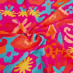 Tela Rayon Chalis Print - Maya