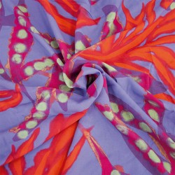 Tela Rayon Chalis Print -...