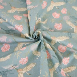 Katia Poplin Fabric - Jade...