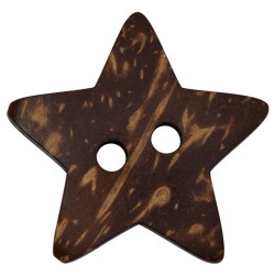 Botón de Coco - Estrella