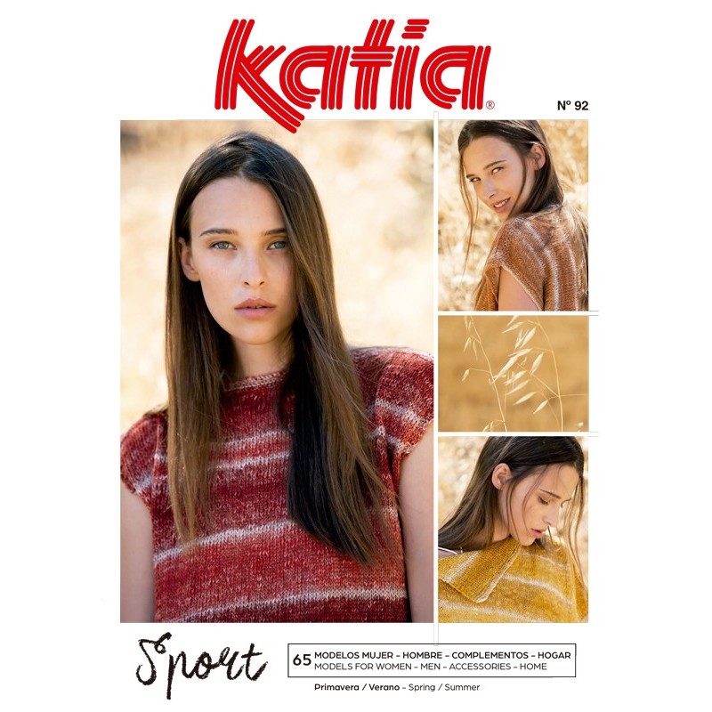 Katia Knitting Magazine Woman Sport Nº 92