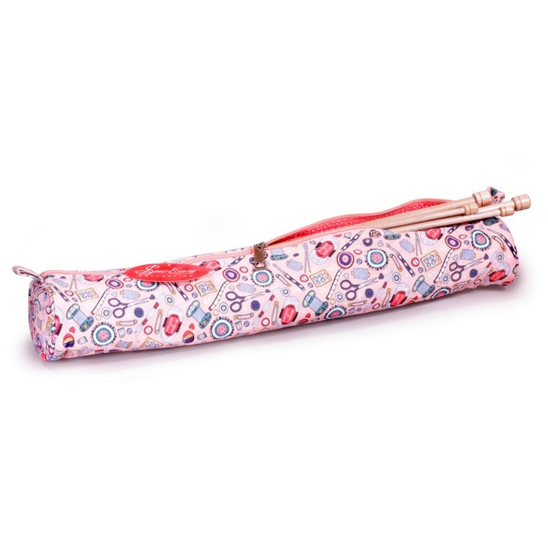 Bolsa Porta Agujas Rosa - Mis accesorios de costura - Sew Easy Bolsa Porta Agujas Rosa - Mis accesorios de costura - Sew Easy