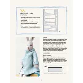 Coser y Vestir a Luna Lapin. Una Muñeca con un Gusto Impecable