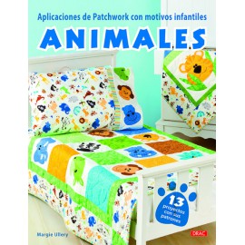 Aplicaciones de Patchwork con motivos infantiles. Animales