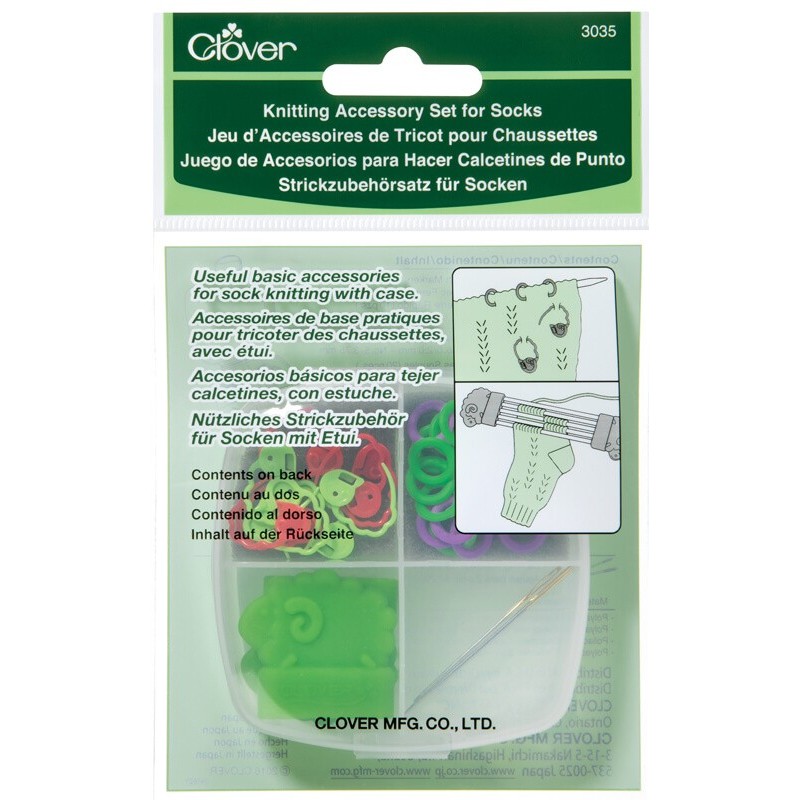 Clover Knitting Accesory Set for Socks