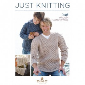 Revista DMC Just Knitting - Magnum & Magnum Tweed