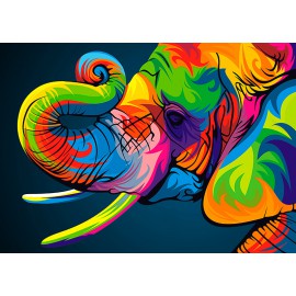 Pintura Diamante - Elefante con decoraciones – Chiripas Hobbies