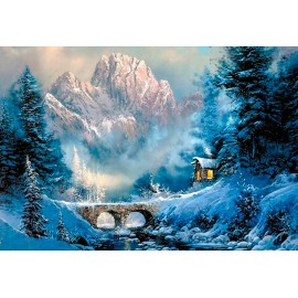Kit Diamond Painting - Al pie de la montana - Collection d Art