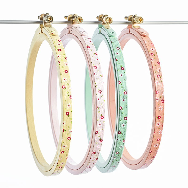 Bastidor Circular Daisy Flowers - DMC Bastidor Circular Daisy Flowers - DMC
