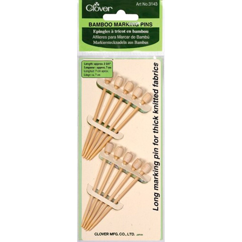 Alfileres para marcar de bambu - Clover