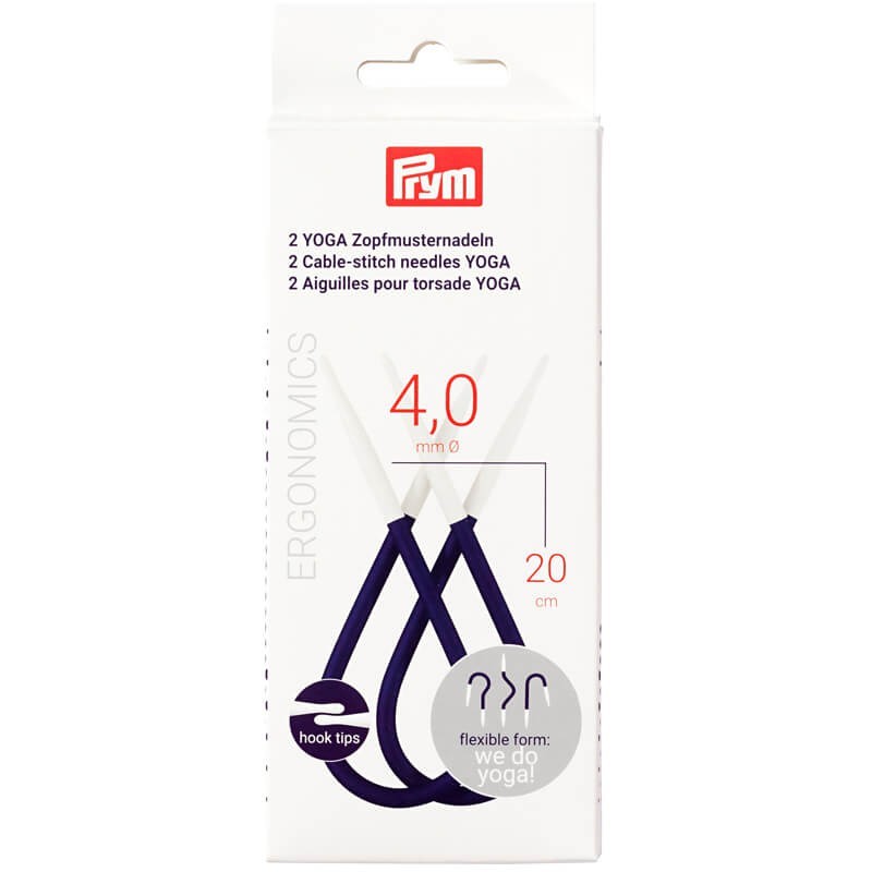 Agujas de Trenzar Ergonomics Yoga - Prym