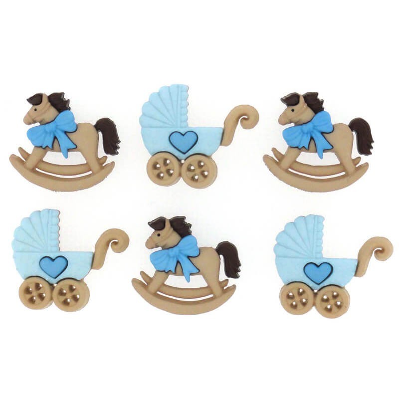 Botones Horse & Buggy-Boy - Dress It Up Botones Horse & Buggy-Boy - Dress It Up