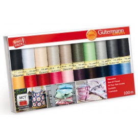 Set de 20 bobinas de Hilo Coselotodo 100 metros - Gutermann