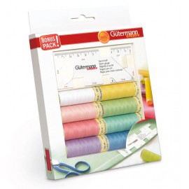 Set de Hilos Coselotodo 100 metros + Regla para costuras - Gutermann