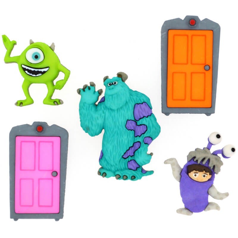 Botones Monsters INC - Dress It Up Botones Monsters INC - Dress It Up