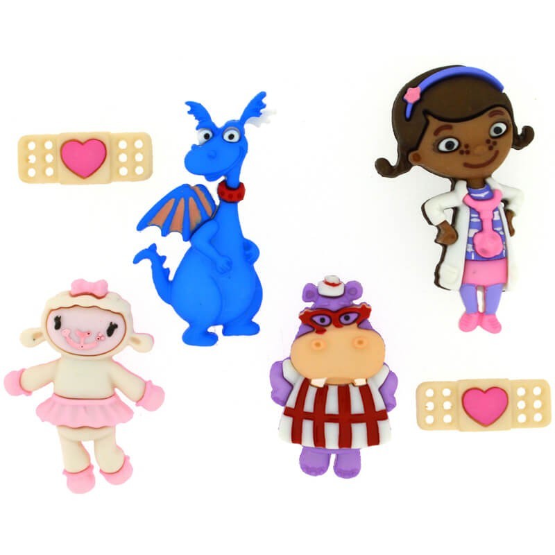 Botones Doc Mcstuffins - Dress It Up Botones Doc Mcstuffins - Dress It Up