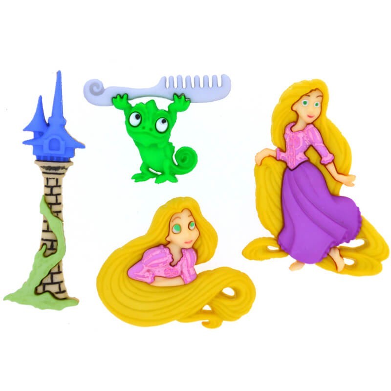 Botones Rapunzel - Dress It Up Botones Rapunzel - Dress It Up