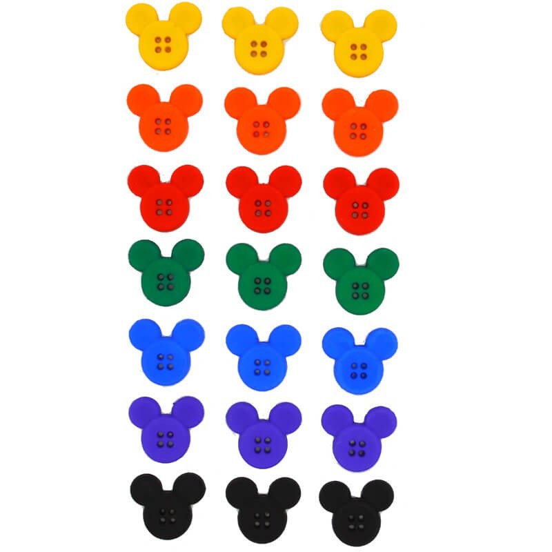 Botones Sew Thru Mickey - Dress It Up Botones Sew Thru Mickey - Dress It Up