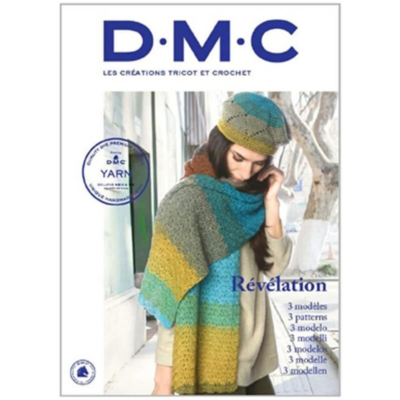 Revista DMC Creaciones de Tricot y Crochet Revelation 3 modelos - 2018