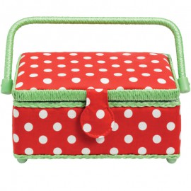 Costurero Pequeno Polka Dots Rojo y Blanco - Prym