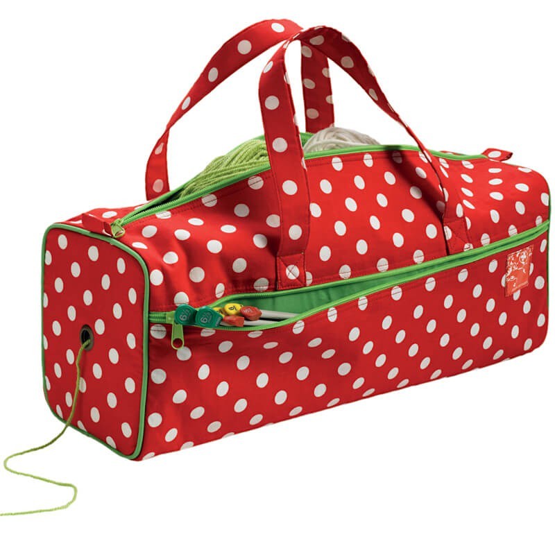 Bolsa para Labores Polka Dots Rojo y Blanco - Prym Bolsa para Labores Polka Dots Rojo y Blanco - Prym