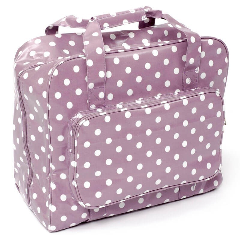 Sewing machine bag – Mauve Spot Sewing machine bag – Mauve Spot