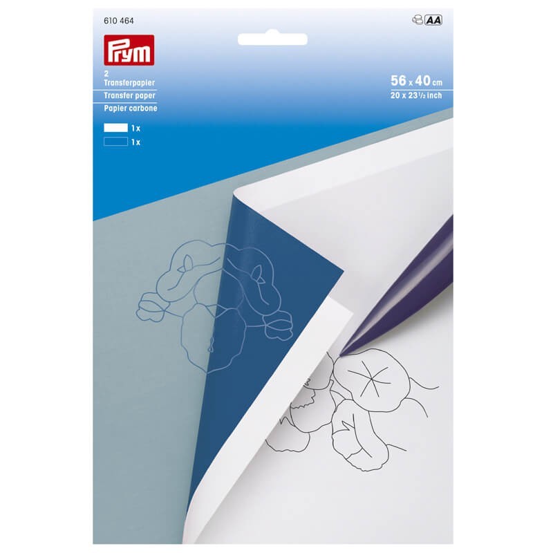 Comprar Papel transfer blanco-azul - Prym