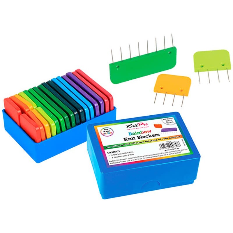 Agujas Bloqueadoras - Rainbow KnitPro Agujas Bloqueadoras - Rainbow KnitPro