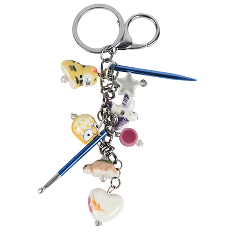 Llavero con charms - Passion KnitPro Llavero con charms - Passion KnitPro