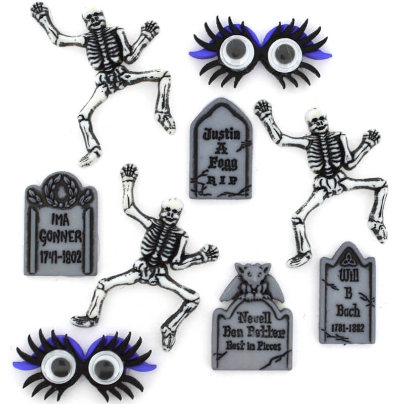 Botones Graveyard Boogie - Dress It Up Botones Graveyard Boogie - Dress It Up